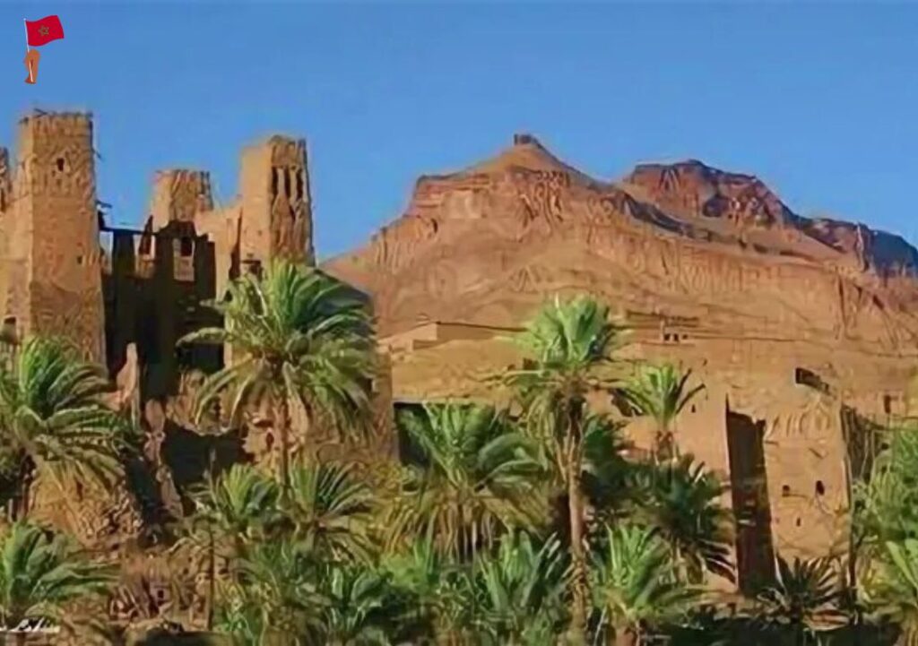 Southern Morocco landscapes during the Agadir to Zagora desert tour