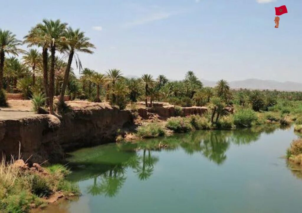 Landschaften Südmarokkos während der Agadir nach Zagora Wüstentour